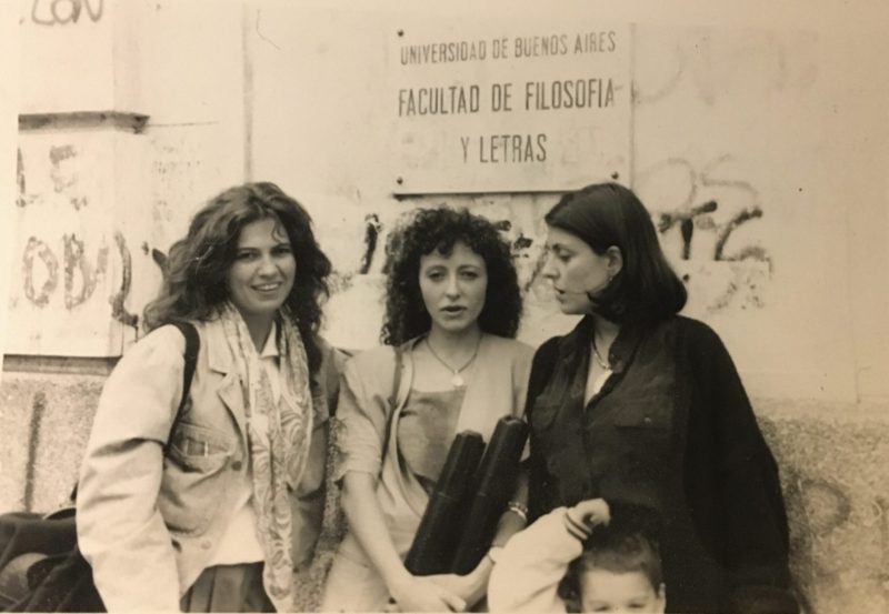 Mónica Acosta, Gabriela Leonard y Marisa Avigliano